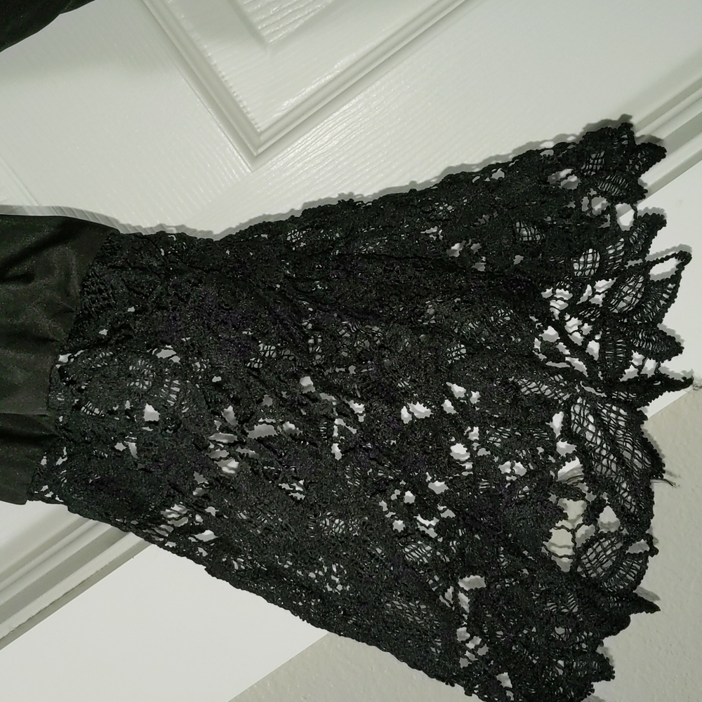 Large Black Lace Blouse Zanzea Collection